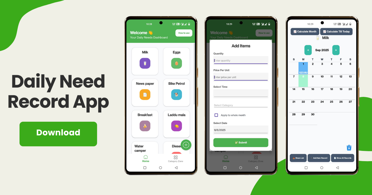 Daily Need App